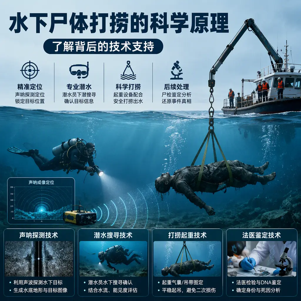 萍乡水下尸体打捞的科学原理，了解背后的技术支持